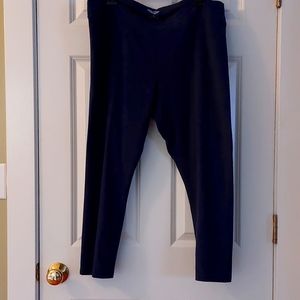 Simply Vera Wang Leggings, sz 1X, navy blue, like new